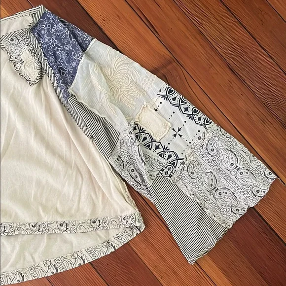 Free People Boho Patchwork Long Sleeve - Picture 2 of 5